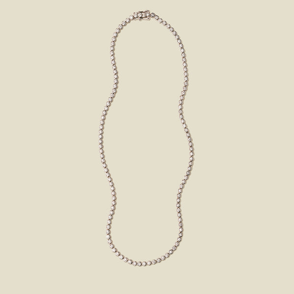 Poppy CZ Tennis Necklace | Made By Mary