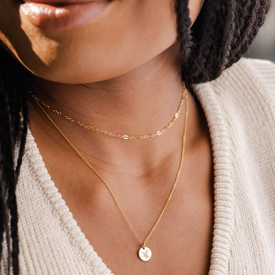 December Birth Flower Necklace Necklace