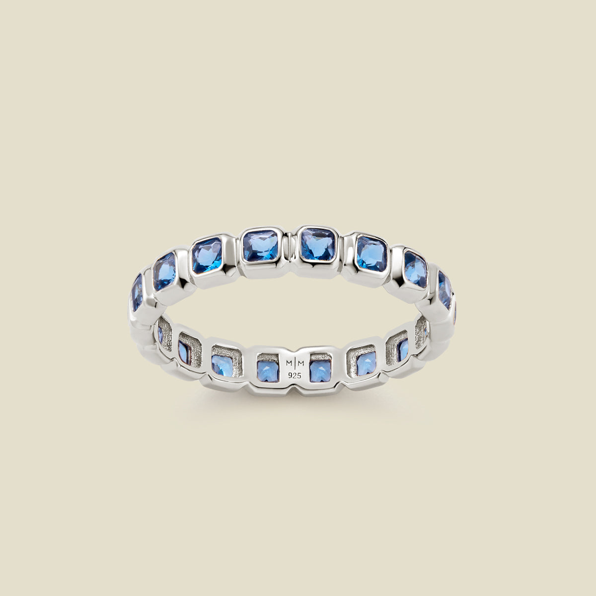 December Birthstone Eternity Ring Silver / 5 Ring