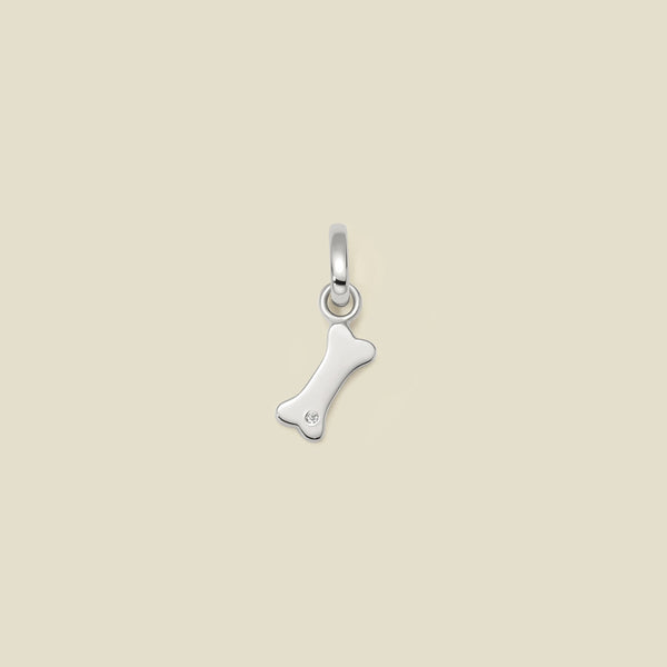 Dog Bone Charm Silver Add Ons