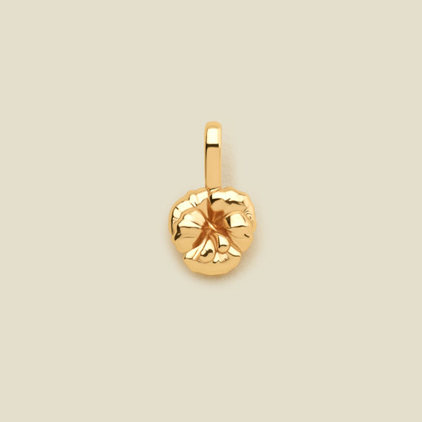 February Birth Flower Charm Gold Vermeil Add Ons