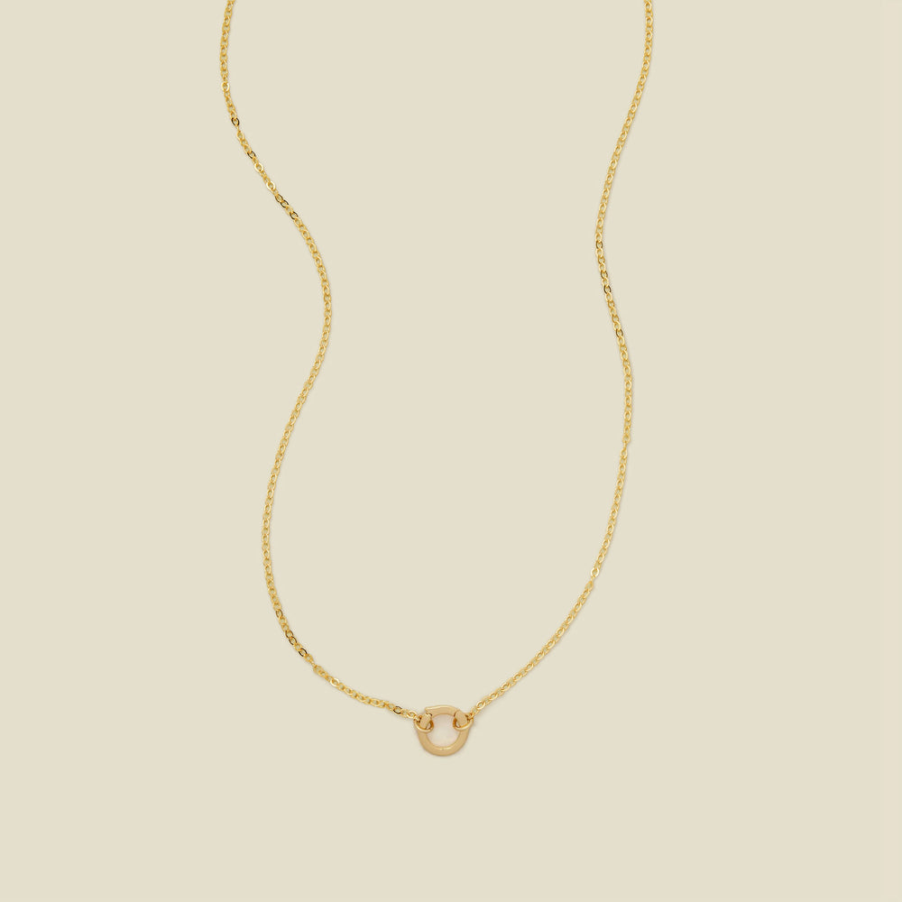 Flat Cable Charm Necklace Necklace