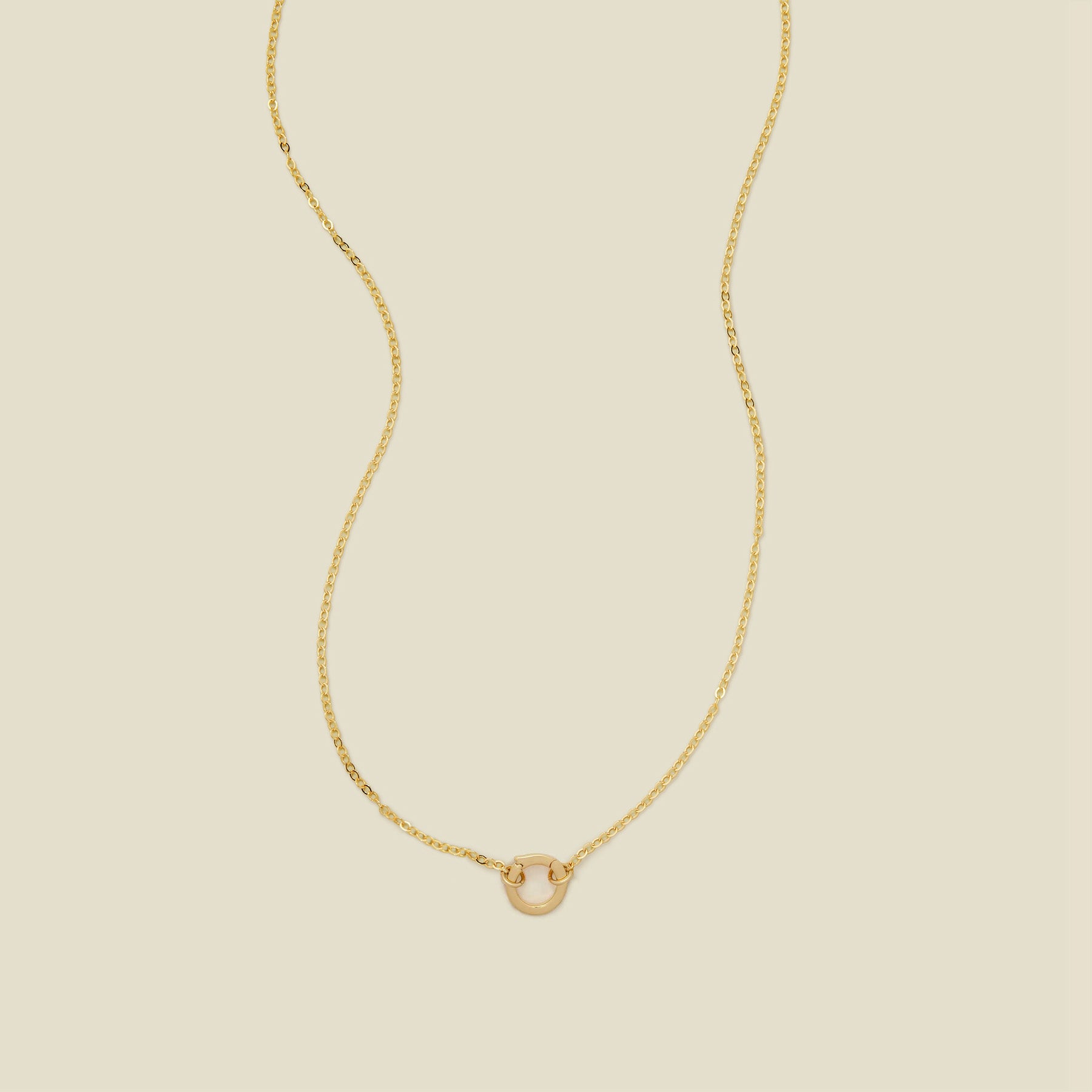 Flat Cable Charm Necklace Necklace