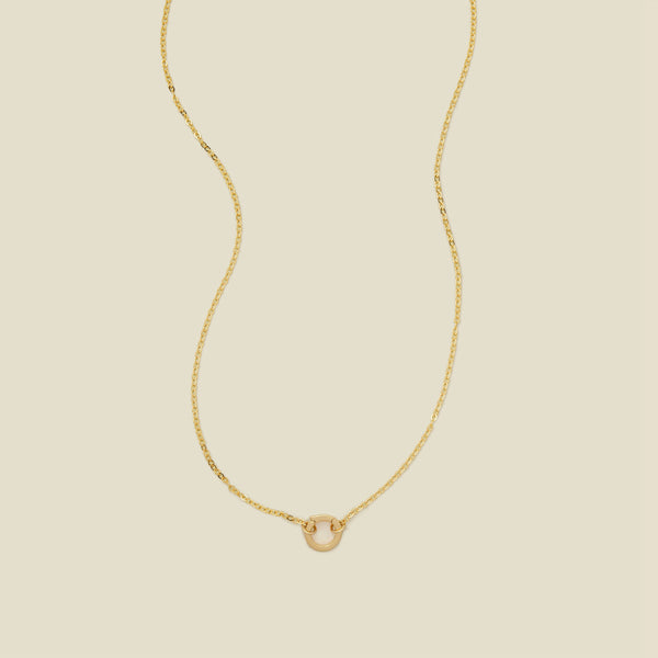 Flat Cable Charm Necklace Necklace