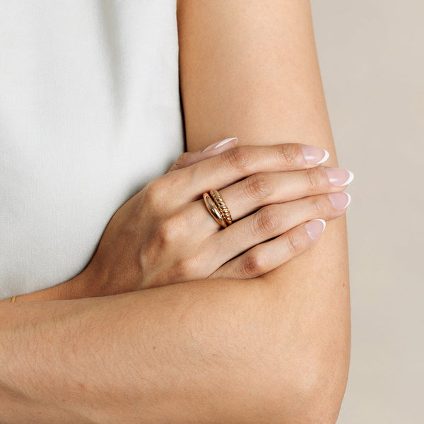 Gloss Croissant Ring Ring