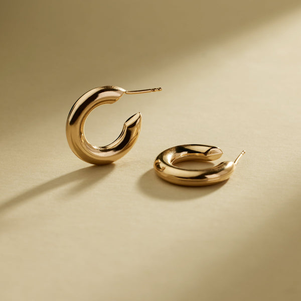 Gloss Hoop Earrings Earring