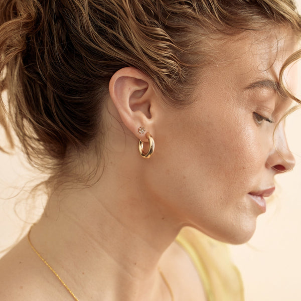 Gloss Hoop Earrings Earring