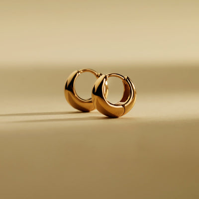Gloss Huggie Hoop Earrings Earring