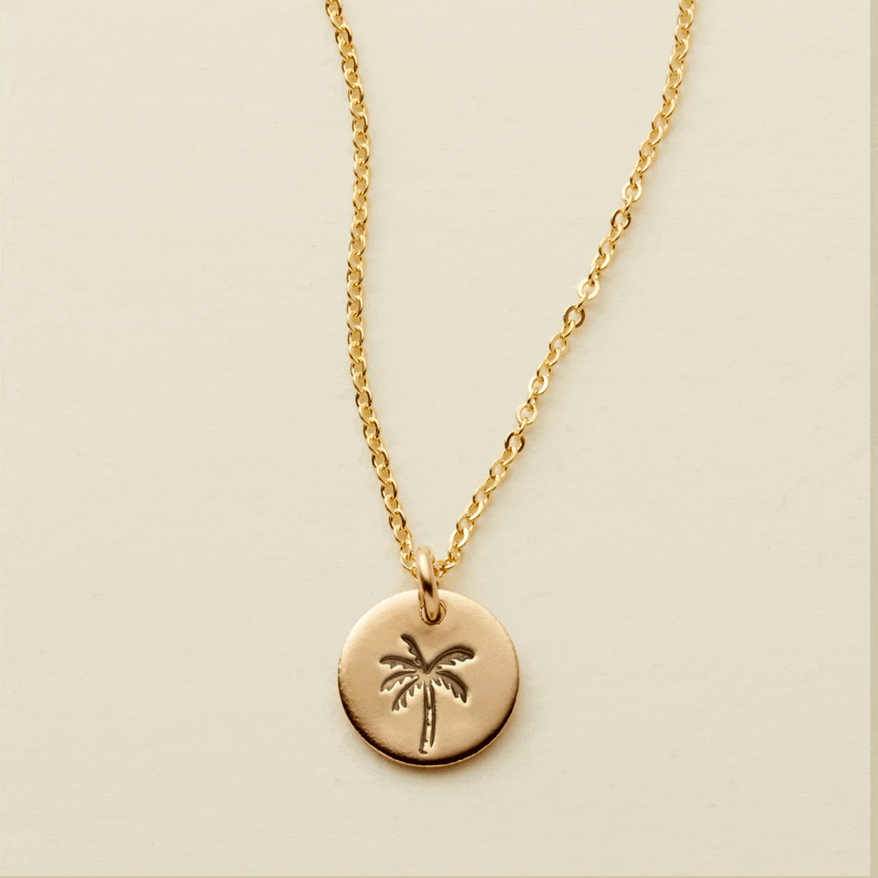 Made By Mary Grounded Disc Necklace