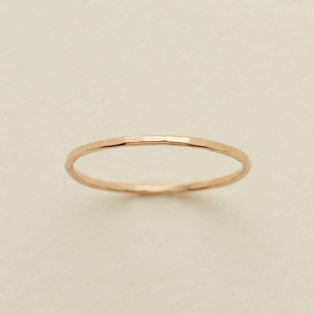 Hammered Stacking Ring