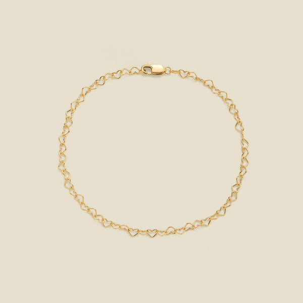 Heart Chain Bracelet