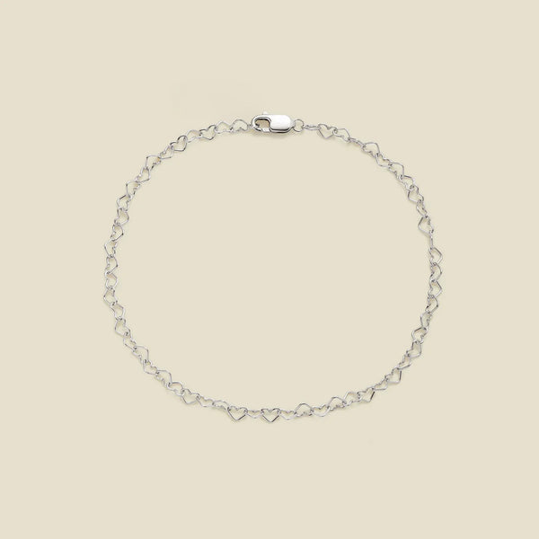 Heart Chain Bracelet