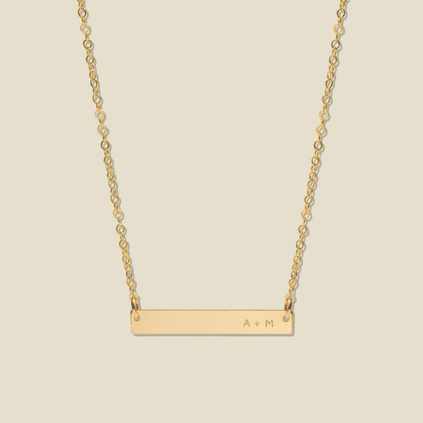 Horizontal Bar Necklace Necklace
