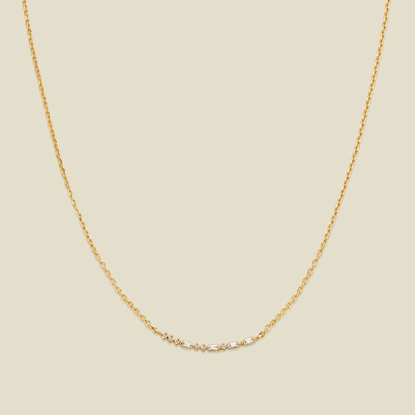 ILY Morse Code Necklace Gold Vermeil Necklace