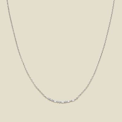 ILY Morse Code Necklace Silver Necklace