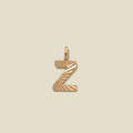 Initial Z Charm Gold Vermeil Add Ons