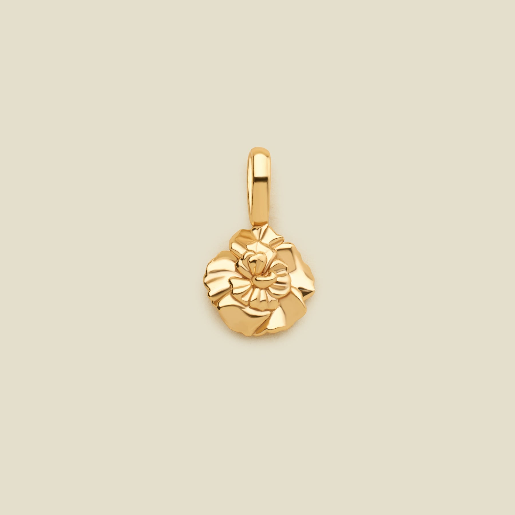 January Birth Flower Charm Gold Vermeil Add Ons