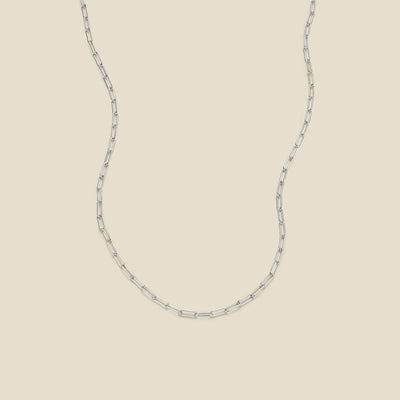 Jude Chain Necklace Silver / 16" Necklace