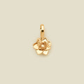 July Birth Flower Charm Gold Vermeil Add Ons
