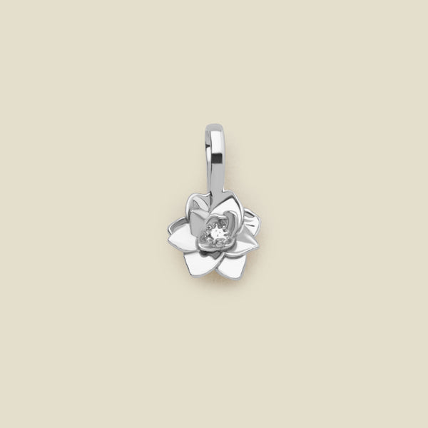 July Birth Flower Charm Silver Add Ons