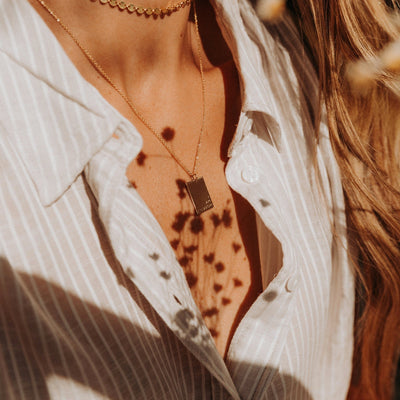 Lennon Rectangle Necklace Necklace