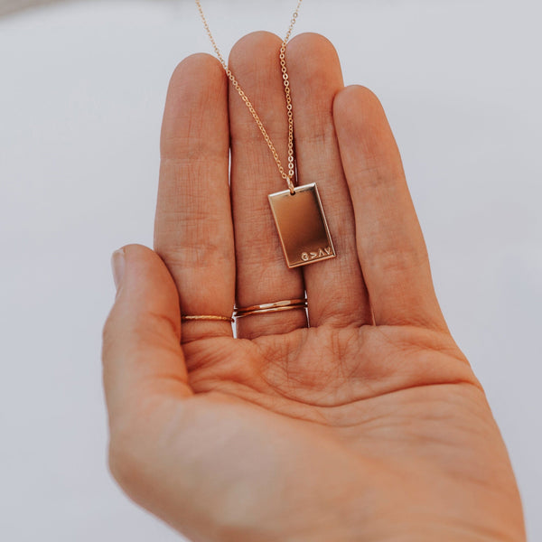 Lennon Rectangle Necklace Necklace