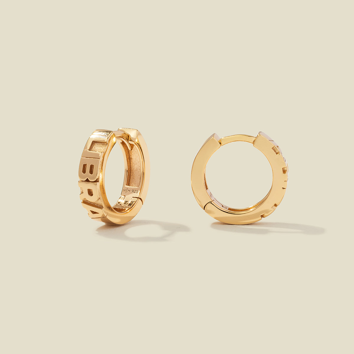 Libra Huggie Hoop Earrings Final Sale