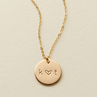 Love Disc Necklace Necklace