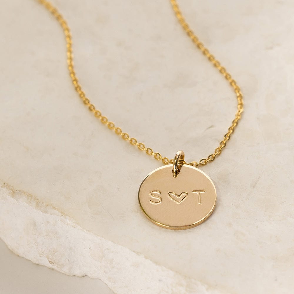 Necklace with my deals initials