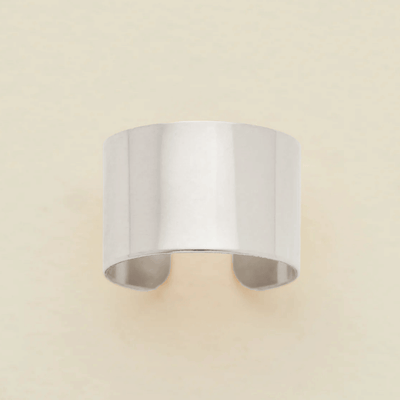 Luster Cigar Band Ring Silver / 5 Ring