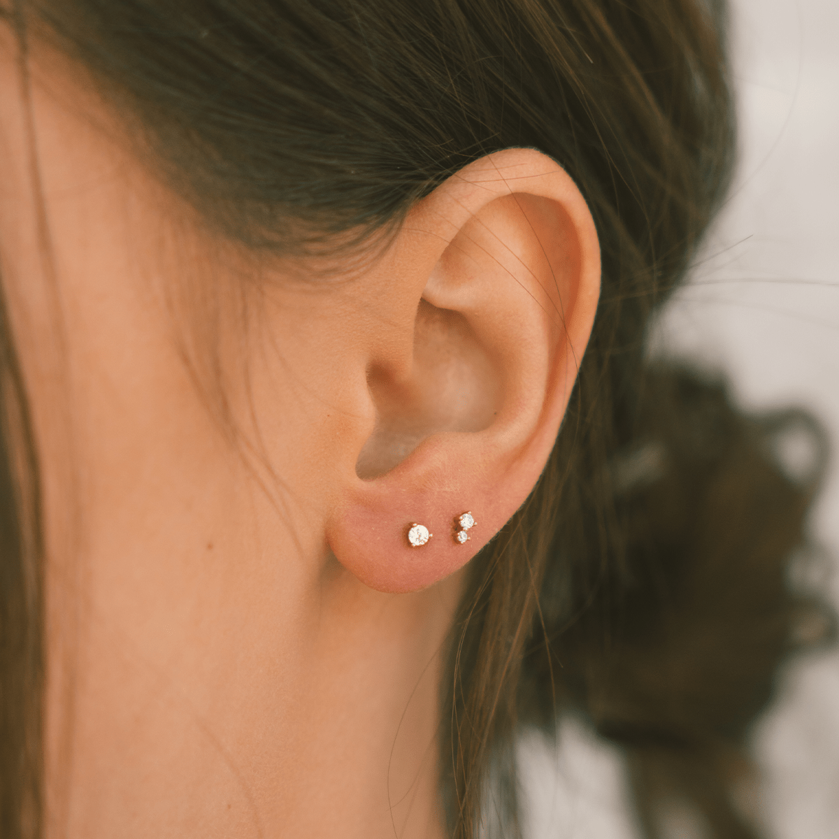 Textured Snake Stud Earrings with Ruby Eyes – Milestones by Ashleigh Bergman