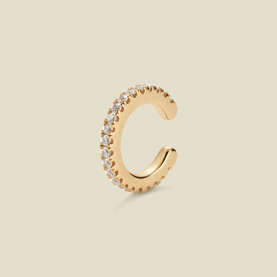 Luxe Ear Cuff - Single Gold Vermeil Earring