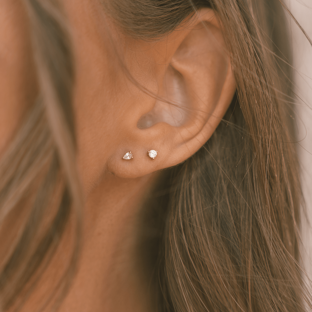 Sisk Two Stone Stud Earrings – RW Fine Jewelry