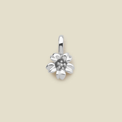 March Birth Flower Charm Silver Add Ons