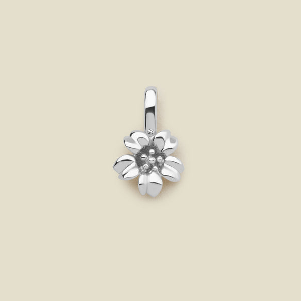 March Birth Flower Charm Silver Add Ons