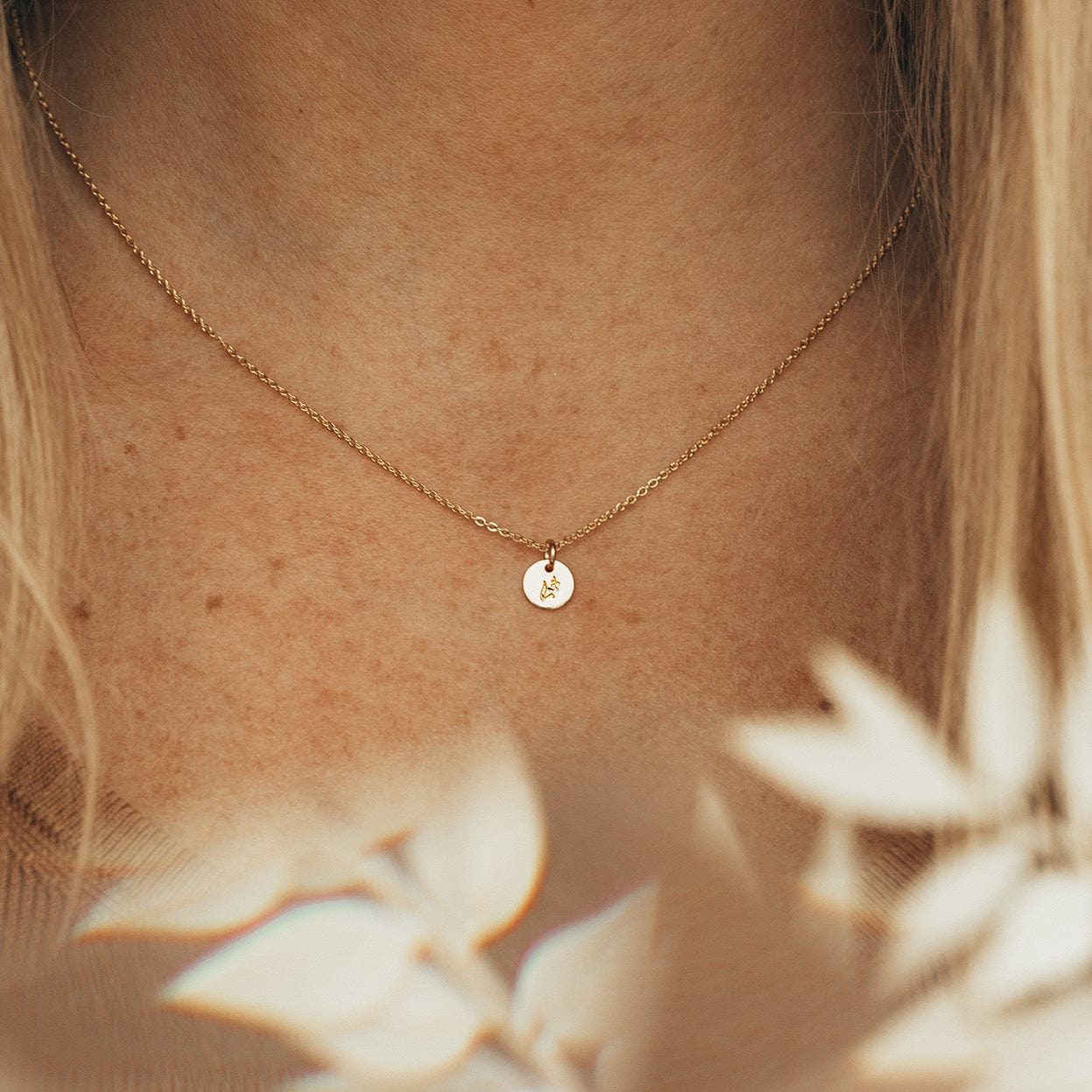 September Birth Flower Necklace | Gold, Rose Gold, Silver | Birth Flower Necklace Gold Filled / 1/2 / 20-22