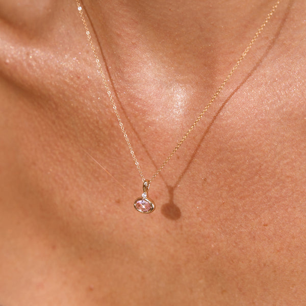 October Oval Birthstone Charm