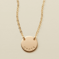 Mini Zola Disc Necklace