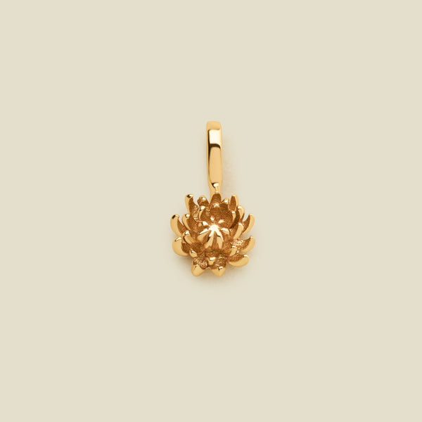 November Birth Flower Charm Gold Vermeil Add Ons