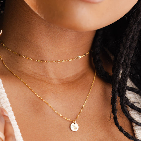 October Birth Flower Necklace Necklace