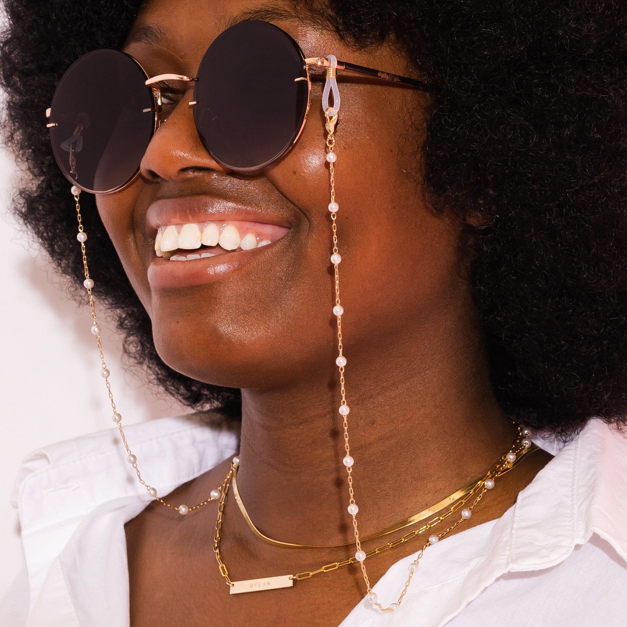 Pearl glasses sales chain