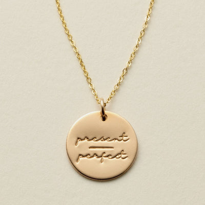 Pause Collection - 5/8" Gold Filled / 16"-18" / Present-Perfect Necklace