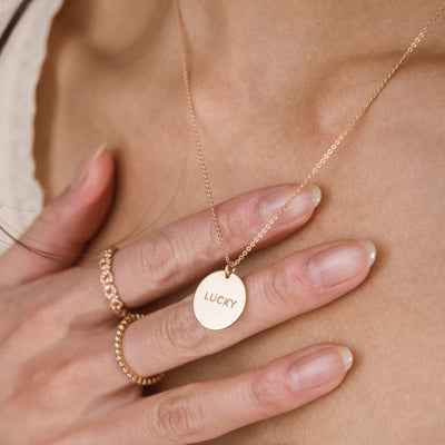 Lucky Disc Necklace