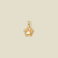 Paw Print Charm Gold Vermeil Add Ons