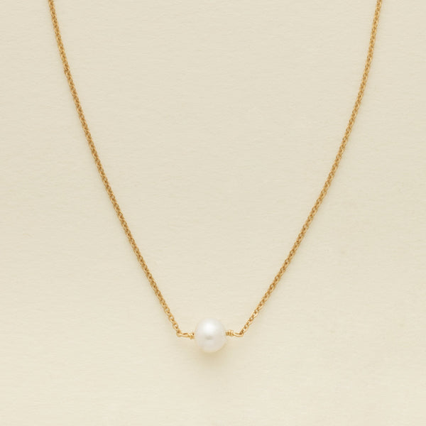 Pearl Choker Necklace Gold Vermeil Necklace