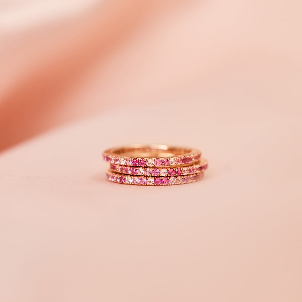 Pink deals eternity ring