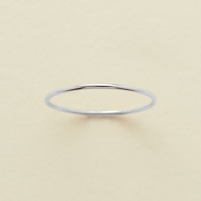 Round Stacking Ring Silver / 5 Ring