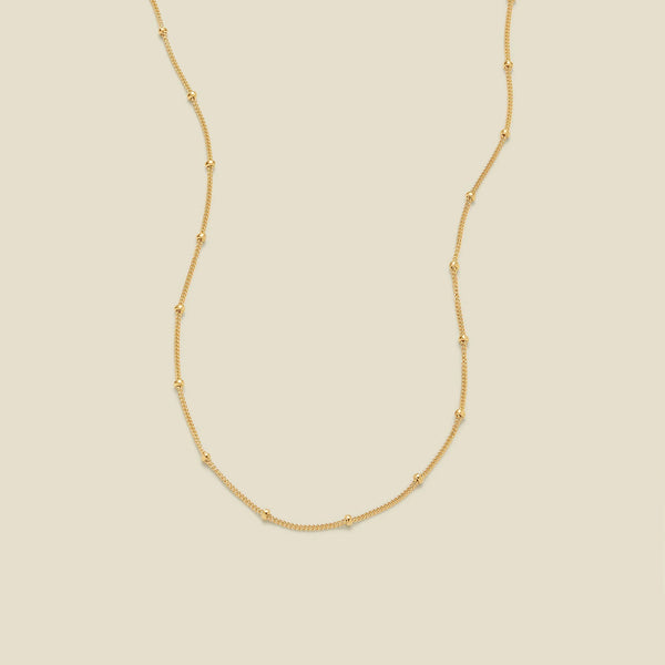 Satellite Chain Gold Filled / 13" Necklace