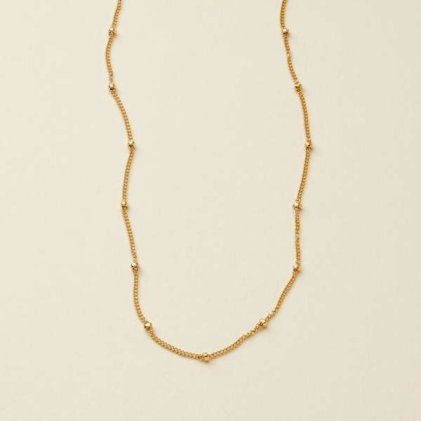 Satellite Choker Necklace Gold Filled / 13-14" Necklace