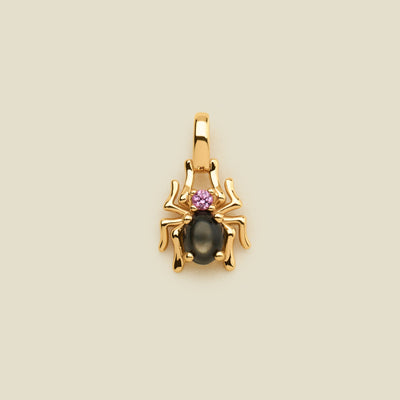 Spider Gemstone Charm Gold Vermeil Add Ons